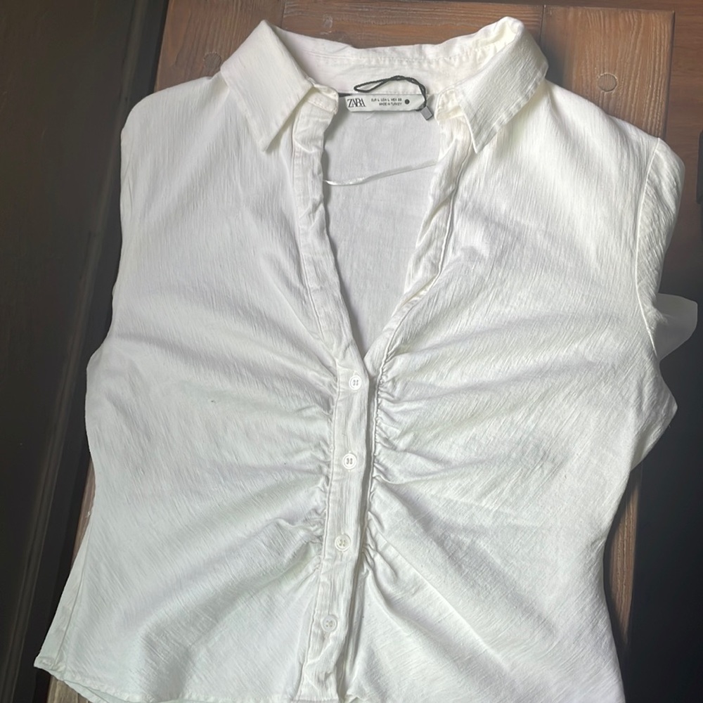 Ivory long sleeve top